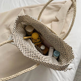 Summer Shoulder Handbags High Capacity Totes for Women Picnic Bucket Purses