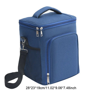 Large Capacity Lunch Bag with Aluminum Foil Lining