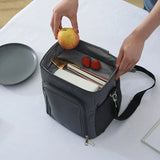 Large Capacity Lunch Bag with Aluminum Foil Lining