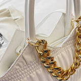 High Capacity Leather Tote Bag for Stylish Women