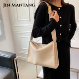 High Capacity PU Leather Shoulder Bags for Women