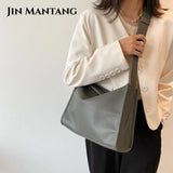 High Capacity PU Leather Shoulder Bags for Women
