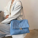 High Capacity Women Shoulder Bags Chain Vintage Handbags