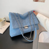 High Capacity Women Shoulder Bags Chain Vintage Handbags