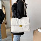 High Capacity Vintage Shoulder Bag Chain Handbag