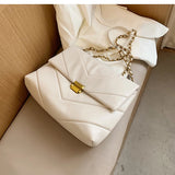 High Capacity Vintage Shoulder Bag Chain Handbag
