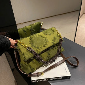 Women's Chain Underarm Shoulder Bag Crossbody Handbag