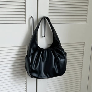 High Capacity Shoulder Bags for Women Soft PU Leather Female Travel Totes