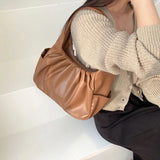 High Capacity Shoulder Bags for Women Soft PU Leather Female Travel Totes