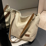 Winter Canvas Shopping Bag Large Travel Handbag