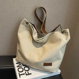 Winter Canvas Shopping Bag Large Travel Handbag