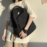 High Capacity Canvas Women Backpack Laptop Shoulder Schoolbag