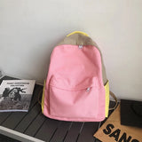 High Capacity Canvas Women Backpack Laptop Shoulder Schoolbag