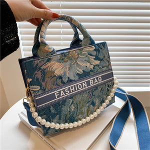 High Capacity Weave Totes Handbags for Women Travel Beach Bags Purse