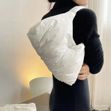 Winter Shoulder Bag Large Down Tote