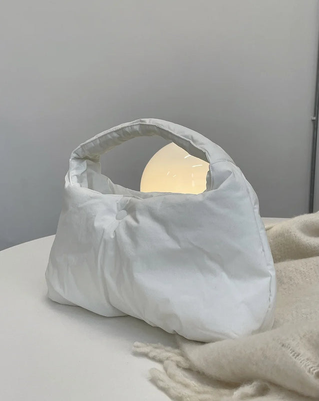 Winter Shoulder Bag Large Down Tote