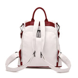 High Capacity Women Backpack for Traveling Large Size Soft Leather