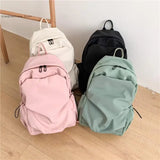Large Women Travel Backpack for Teenage Girls Solid Casual Bag