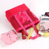 Large Capacity Mesh Transparent Bag Double-layer Heat Preservation