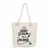 High Capacity Women Shoulder Bags Nurse Print Handbags