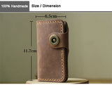 Men Leather Key Holder Key Wallet Men Housekeeper Women Key Case Bag