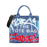 Graffiti Tote Bags for Women Canvas Shoulder Handbag