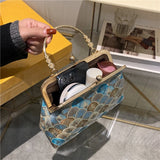 High End Chain Clip Women's Shoulder Bag Handbag Ladies Evening Crossbody Bag