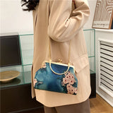 High End Chain Clip Women's Shoulder Bag Handbag Ladies Evening Crossbody Bag