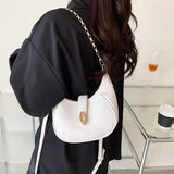 High-End One-Shoulder Underarm Bag Sweet Crescent Bag