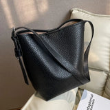 High-Grade Women's Bucket Bag Fall Winter Large Capacity