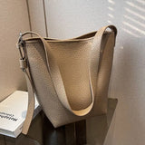 High-Grade Women's Bucket Bag Fall Winter Large Capacity