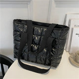 Large Capacity Totes Cotton-Padded Shoulder Bag