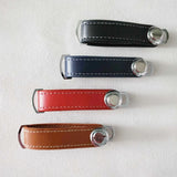 Leather Keychain Car Key Rings Holder Case Key Organizer Bag