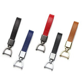 Luxury Car KeyChain 360 Degree Rotating Hand Woven Leather Key