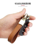 Luxury Car KeyChain 360 Degree Rotating Hand Woven Leather Key