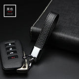 Luxury Car KeyChain 360 Degree Rotating Hand Woven Leather Key