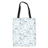 High Heel Lipstick Pattern Women Handbags Folding Fabric Shoulder Tote Bag