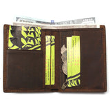 Crocodile Style Crazy Horse Leather Wallet