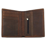 Crocodile Style Crazy Horse Leather Wallet
