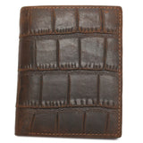 Crocodile Style Crazy Horse Leather Wallet