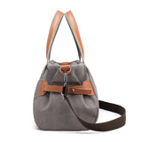 High Hot Classic Solid Casual Canvas Tote Women'S Handbag Shoulder Crossbody Bag