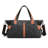High Hot Classic Solid Casual Canvas Tote Women'S Handbag Shoulder Crossbody Bag