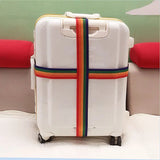 4M Rainbow Packing Luggage Bag with Password Lock & Strap