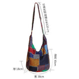 Adjustable Strap Bag Hippy Hippie Bohemian Crossbody Bag
