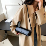 High Autumn Winter Shoulder Bag Retro Texture Female Messenger Bag