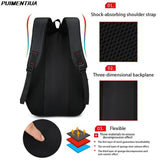 High Backpacks Men Teenage Boys Student School Bag Waterproof Travel Large Cap