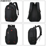 High Backpacks Men Teenage Boys Student School Bag Waterproof Travel Large Cap