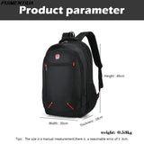 High Backpacks Men Teenage Boys Student School Bag Waterproof Travel Large Cap