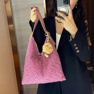 Women's Autumn/Winter Shoulder Bag Large Capacity Underarm Tote Bag