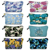 Portable Organizer Pencil Case Makeup Bag Heat Transfer Print Cosmetic Bag